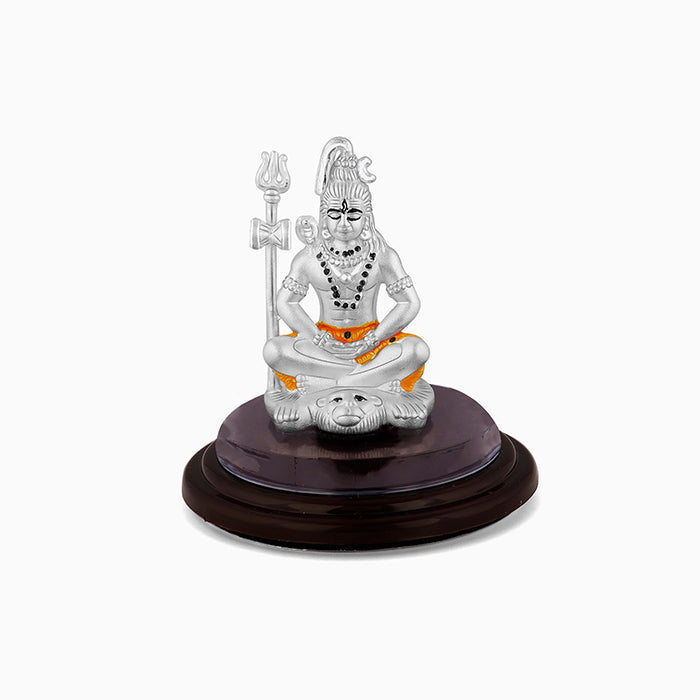 Silver Mahadeva Idol