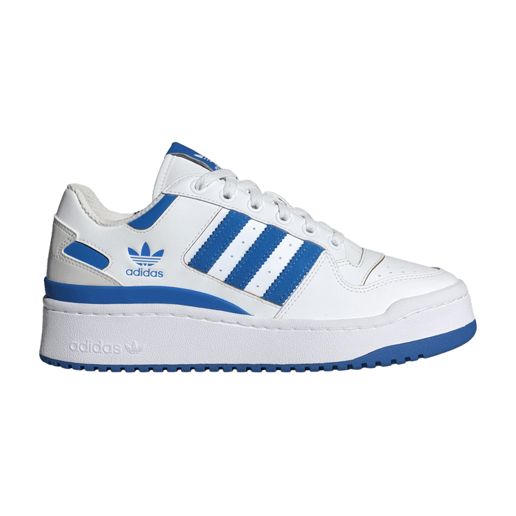adidas Forum Bold Stripes Cloud White Blue Bird Grey (Women's)