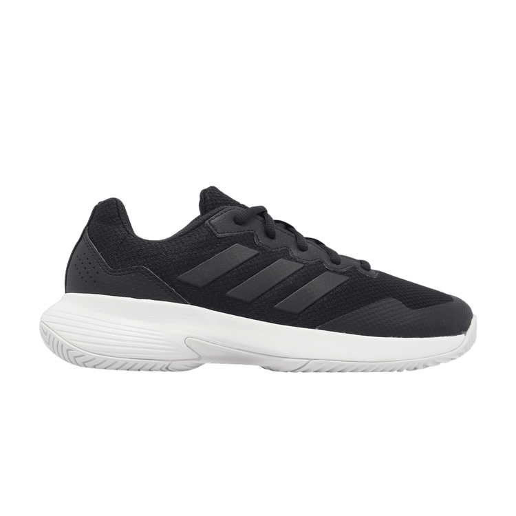 adidas Gamecourt 2.0 Core Black Silver Metallic (Women's)