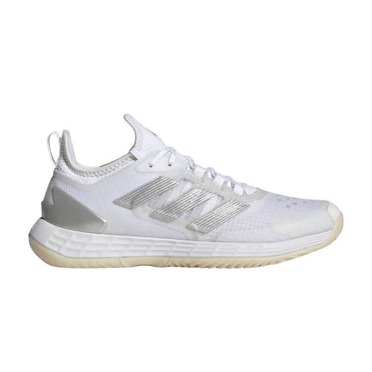 adidas Adizero Ubersonic 4.1 Cloud White Silver Metallic Grey (Women's)