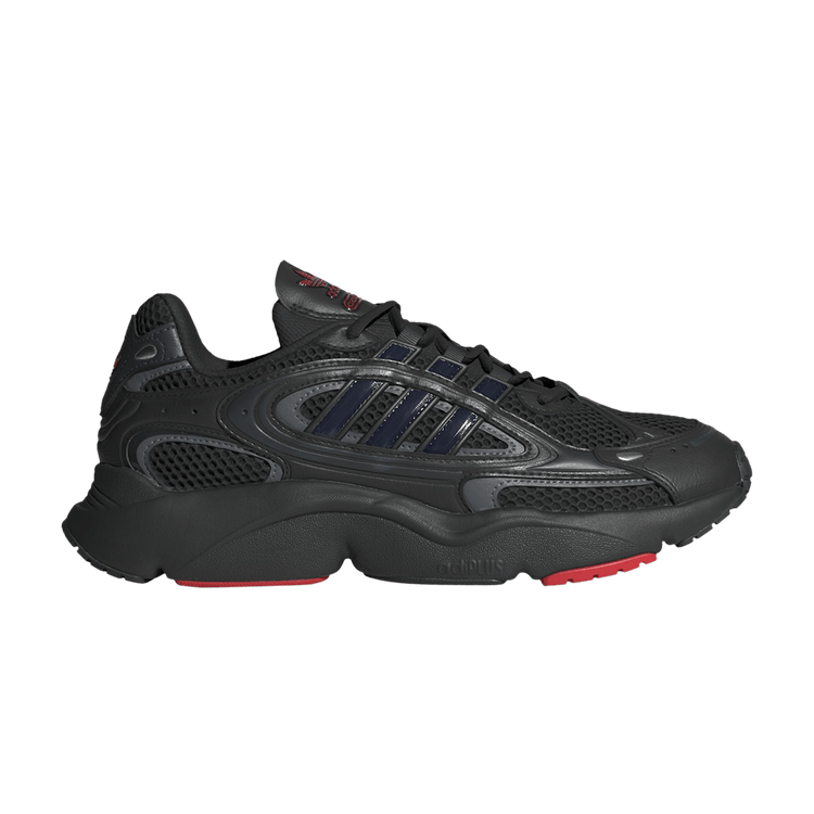 adidas Ozmillen Core Black Grey Better Scarlet