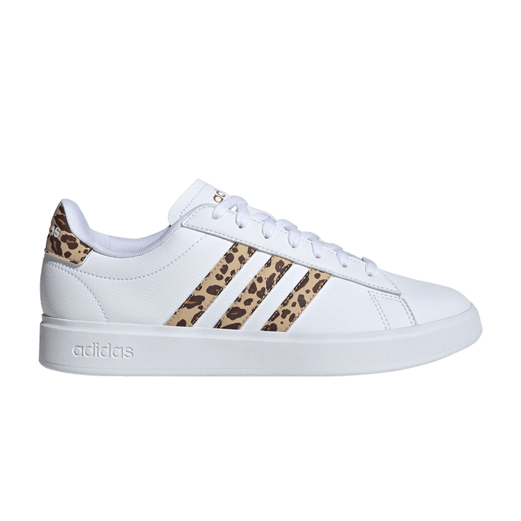 adidas Grand Court 2.0 Cloud White Magic Beige Matte Gold (Women's)