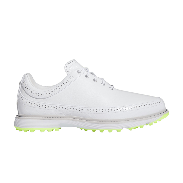 adidas MC80 Spikeless Golf Cloud White Matte Silver Lucid Lemon