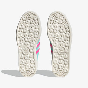Adidas Originals | GAZELLE SHOES  { FLASH AQUA / LUCID PINK / CLOUD WHITE