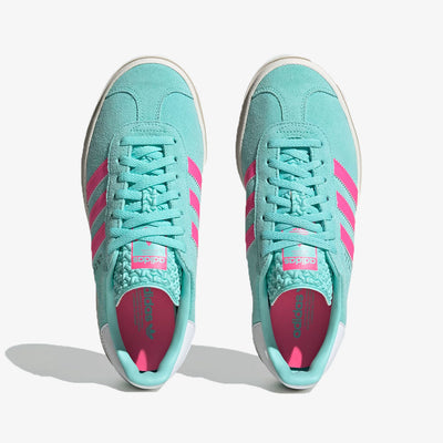 Adidas Originals | GAZELLE SHOES  { FLASH AQUA / LUCID PINK / CLOUD WHITE
