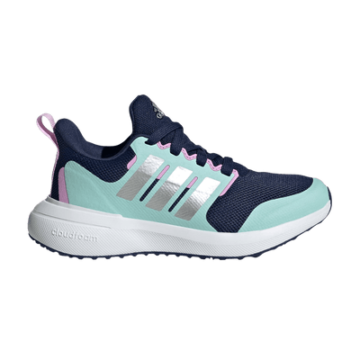 adidas Fortarun 2.0 Cloudfoam Dark Blue Silver Metallic Semi Flash Aqua (GS)