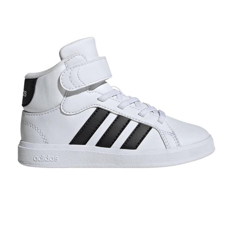 adidas Grand Court Mid Cloud White Core Black (GS)