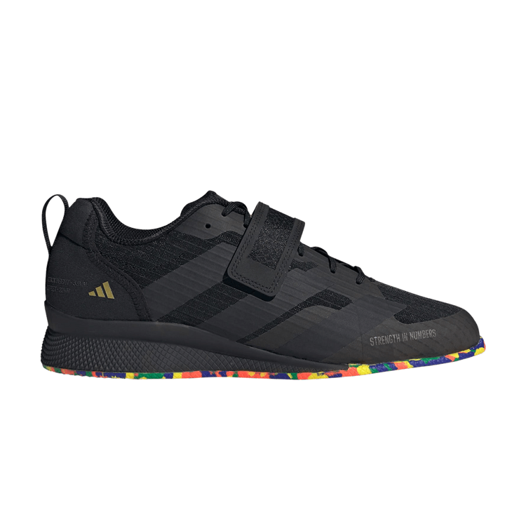 adidas Adipower 3 Core Black Gold Metallic