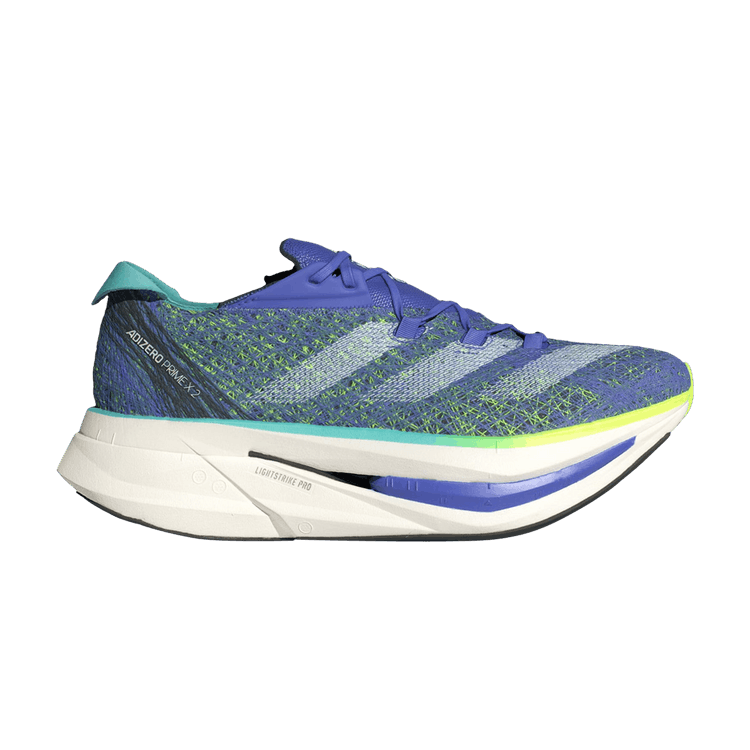 adidas Adizero Prime X 2.0 Strung Cobalt Blue Lucid Lemon