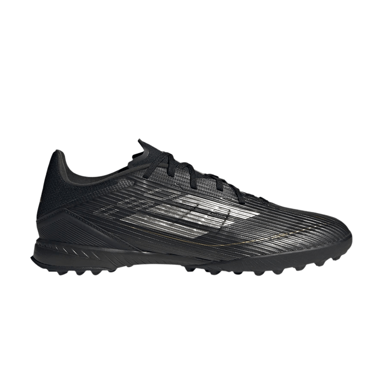 adidas F50 League Turf Core Black Iron Metallic Gold Metallic