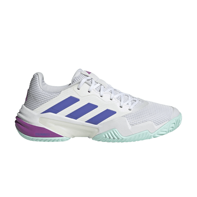 adidas Barricade 13 Cloud White Cobalt Blue Purple Burst (Women's)