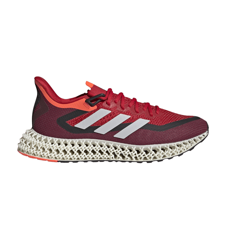 adidas 4DFWD 2 Better Scarlet Cloud White Solar Red