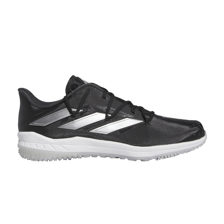 adidas Adizero Afterburner 9 Turf Baseball Core Black Silver Metallic Carbon