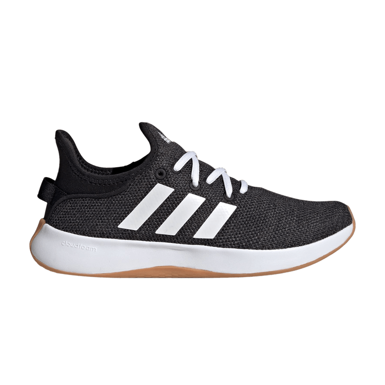 adidas Cloudfoam Pure Core Black Cloud White Grey (Women's)