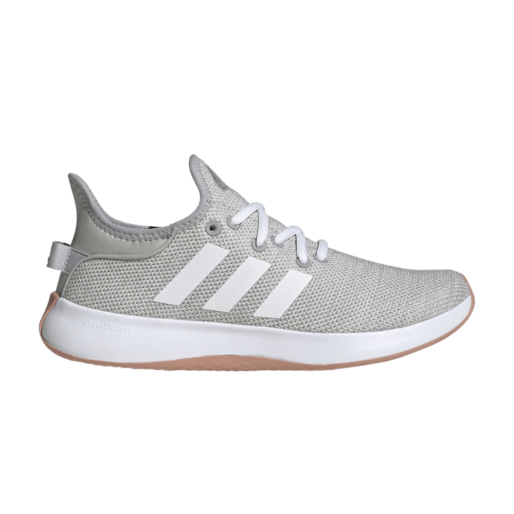 adidas Cloudfoam Pure Grey Cloud White Silver Metallic (Women's)