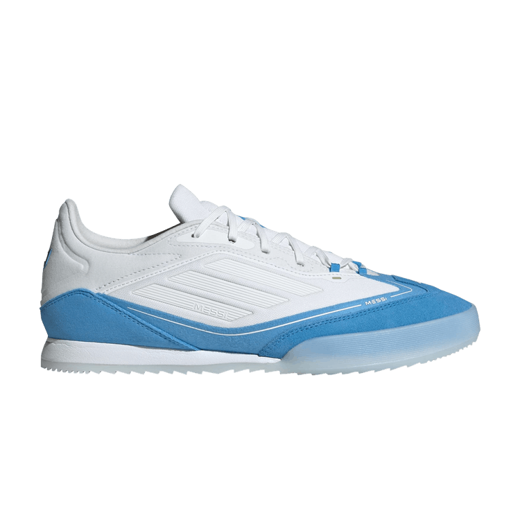 adidas F50 Freestyle Messi Cloud White Gold Metallic Blue Burst