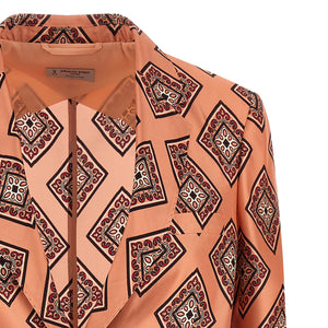 Alberto Biani Tie Print Blazer