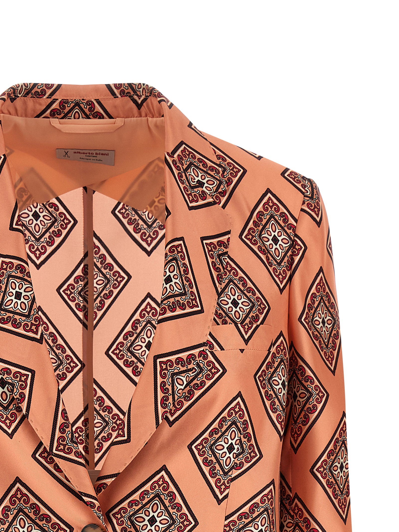 Alberto Biani Tie Print Blazer