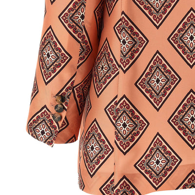 Alberto Biani Tie Print Blazer