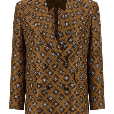Alberto Biani Tie-print Blazer