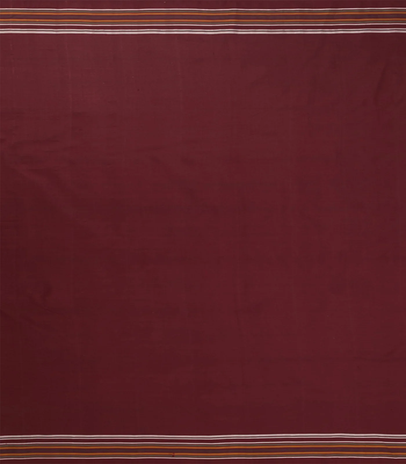 Maroon Handwoven Double Ikat Silk Saree