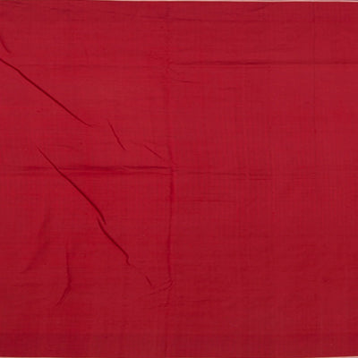 Green Handwoven Doule Ikat Saree With Vine Motifs in Black & Maroon Border-Green