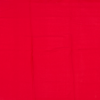 Off White Handwoven Ikat Silk Saree With Chevron Motifs & Orange Pallu-Off White