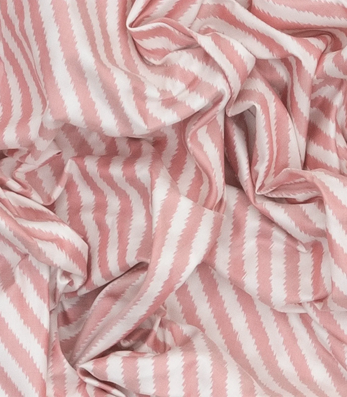 White Handloom Single Ikat Saree With Pink Border-White