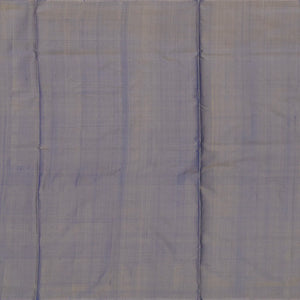 Sea Green Handloom Single Ikat Saree With Grey Border-Sage Green