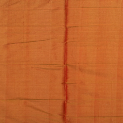 Cardamom Green Handloom Ikat Tissue Silk Saree With Floral Motifs-Cardamom Green