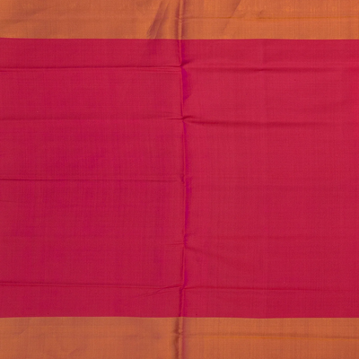 Pink Handloom Ikat Silk Saree With Diamond Floral Motifs-Pink