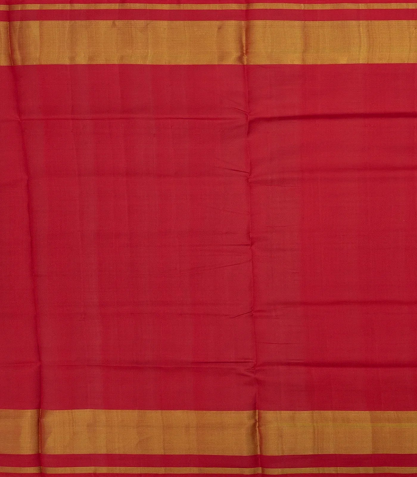 Red Handloom Ikat Silk Saree With Elephant & Bird Motifs-Red