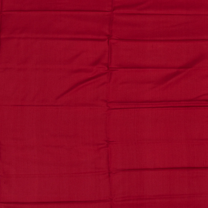 Black Handloom Double Ikat Silk Saree With Geometric Floral Motifs & Crimson Border-Black