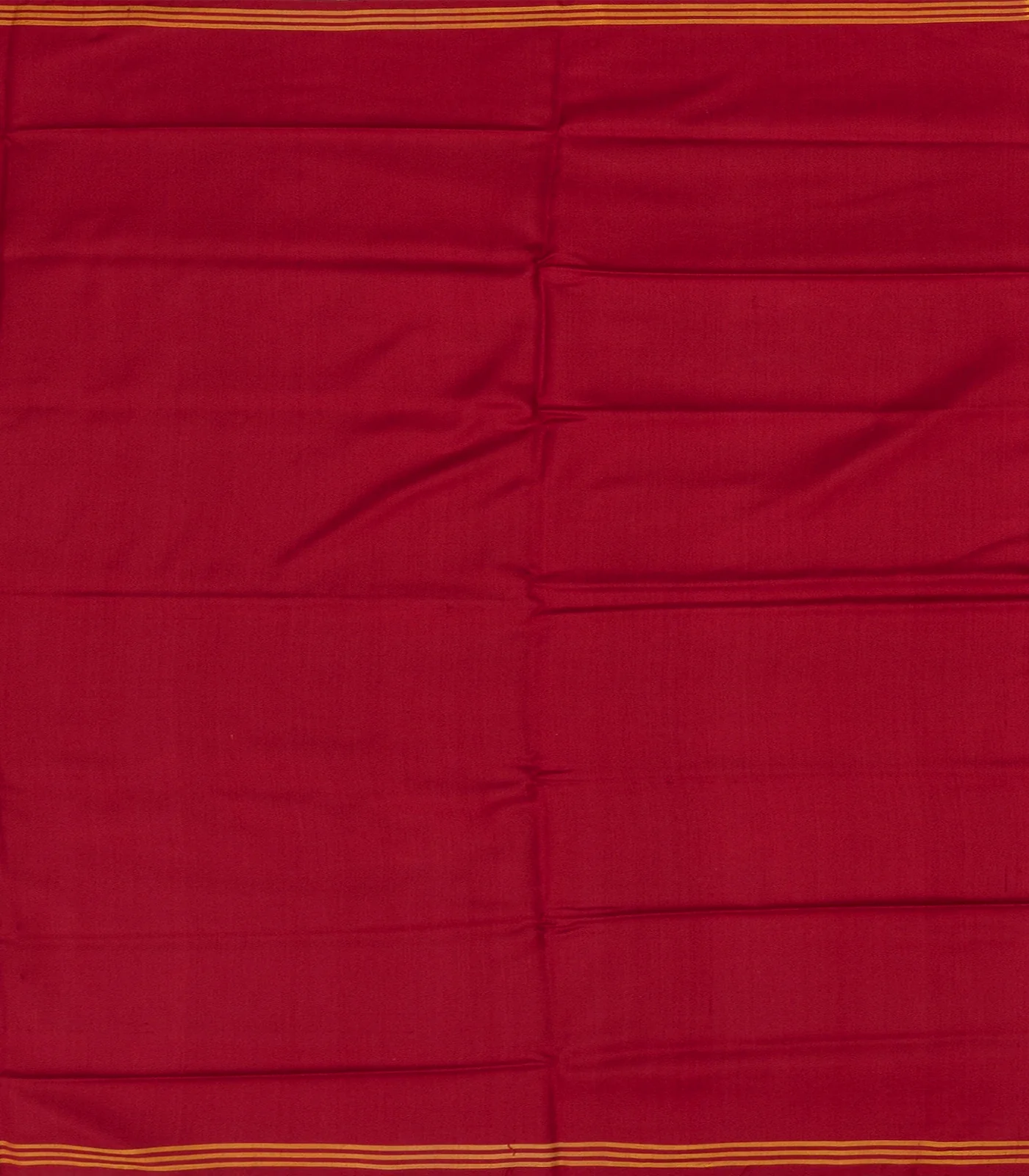 Black Handloom Double Ikat Silk Saree With Geometric Floral Motifs & Crimson Border-Black