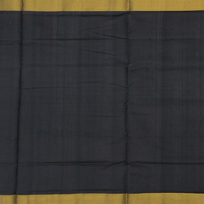 Sage Green Handloom Ikat Silk Saree With Comb Stripes & Bird Motifs-Sage Green