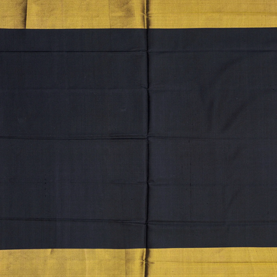 Blue Handloom Patola Single Ikat Silk Saree With Elephant Motifs-Blue