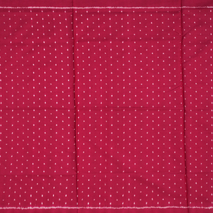 Off White Handloom Pochampally Single Ikat Silk Saree With Stripes-Off White