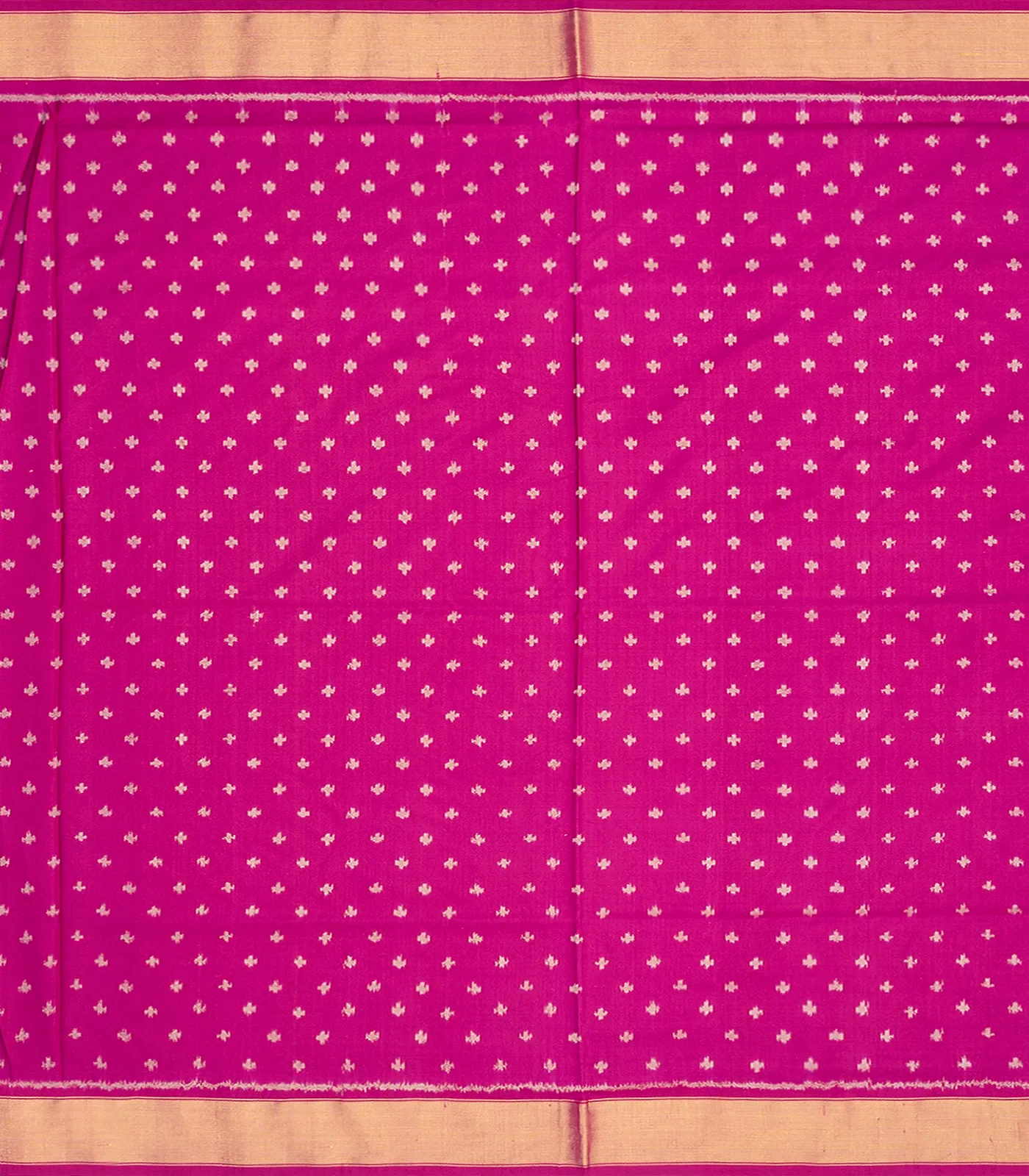 Grey Handloom Single Ikat Silk Saree With Dotted & Elephant Motifs-Grey