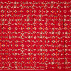 Yellow Handloom Pochampally Ikat Saree With Diamond Motifs-Yellow