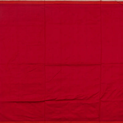 Yellow Handloom Pochampally Ikat Saree With Diamond Motifs-Yellow