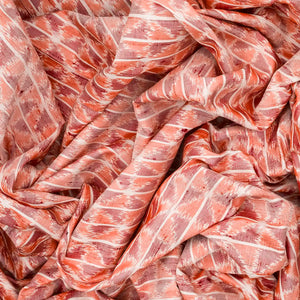 Peach Handloom Pochampally Ikat Saree With Diamond Motifs-Peach