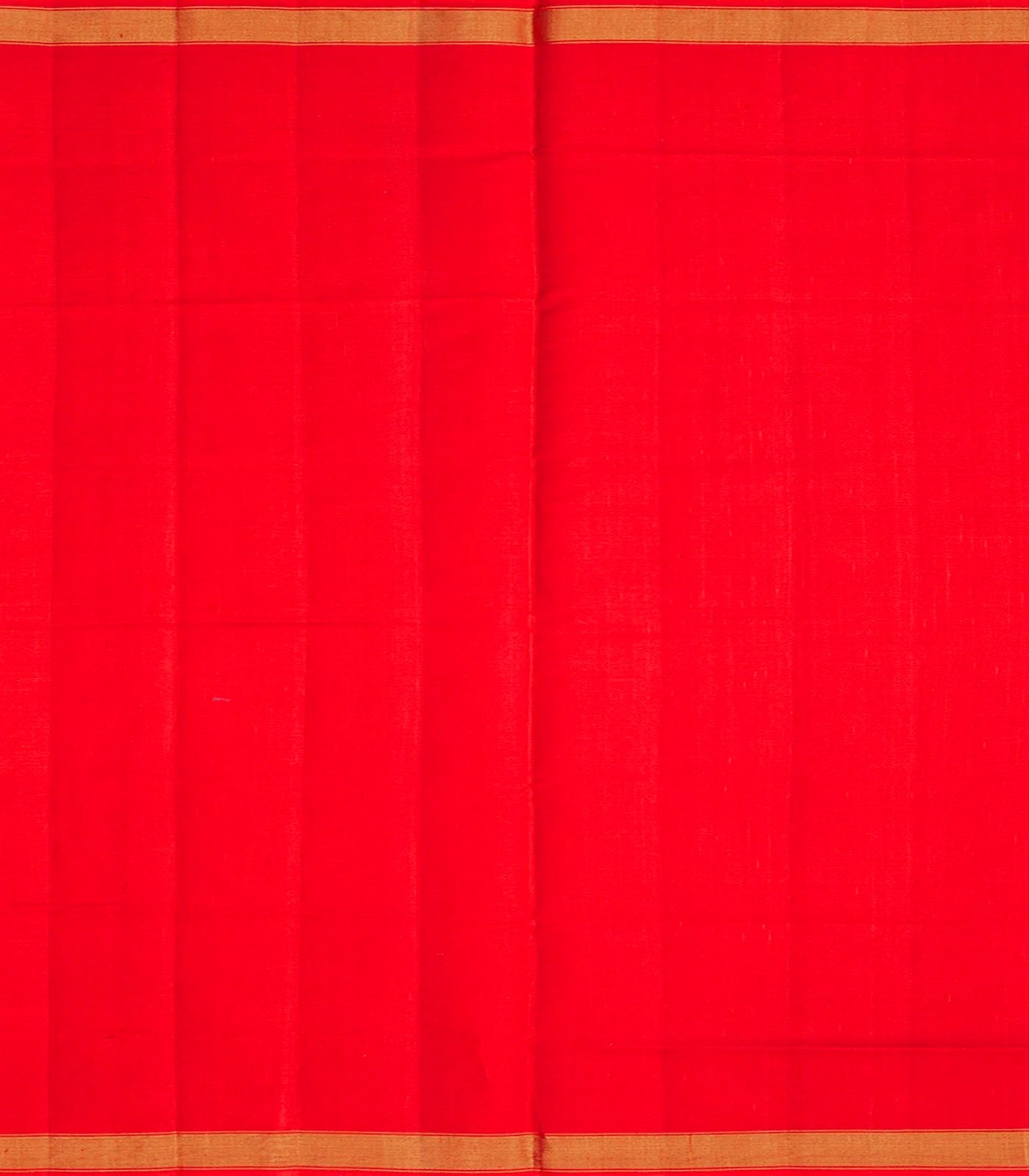 Red Handloom Rajkot Patola Silk Saree With Floral Motifs-Red