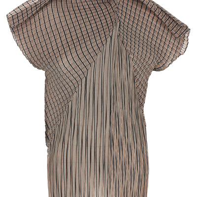 Issey Miyake Generic Stripes (machine Pleats) Top