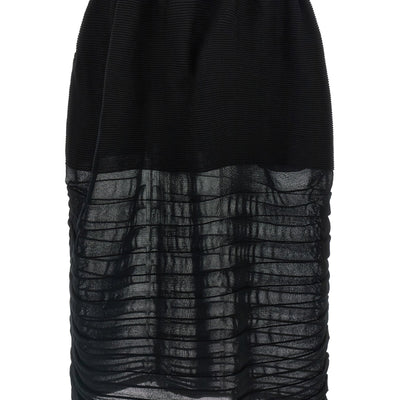 Issey Miyake Moving Knit Skirt