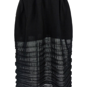 Issey Miyake Moving Knit Skirt