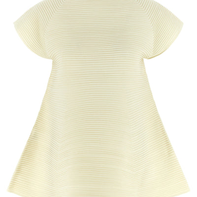 Issey Miyake Corrugated Knit Dress