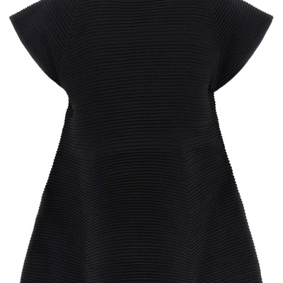 Issey Miyake Corrugated Knit Dress