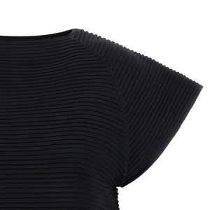 Issey Miyake Corrugated Knit Dress