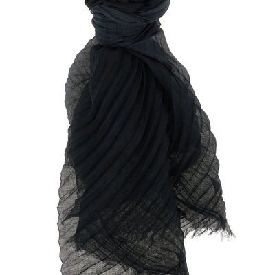 Issey Miyake Gradation Ramie Pleats Stole