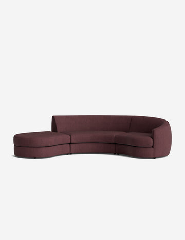 Oxblood Linen Weave